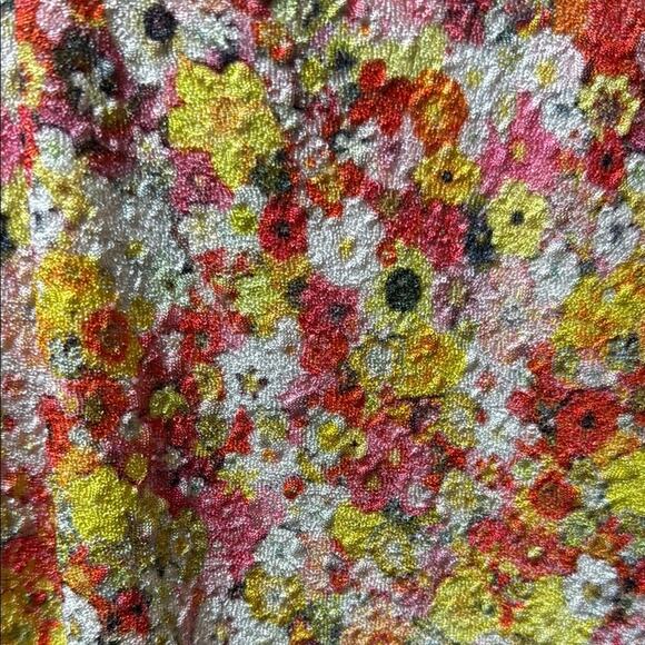 Huch Floral Dress Spaghetti Strap Large Sweetheart Neckline - Picture 7 of 9